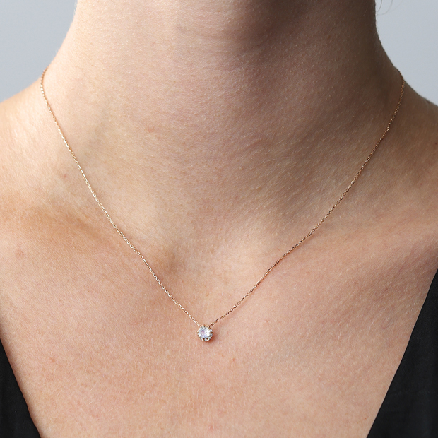 STAR JEWELRY ピンクネックレス PINK TOURMALINE NECKLACE(2ZN2458)K18 ネックレス｜スター