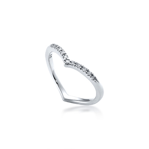 DIAMOND HEART PINKIE RING(2ZR1438)K18 ピンキーリング｜スター