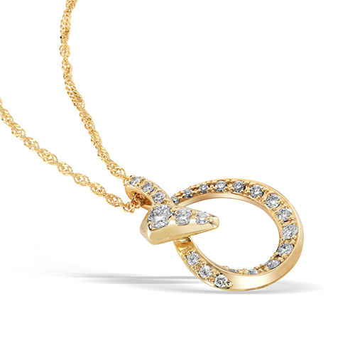 PYTHON KNOT NECKLACE(1ZN1076)K18 ネックレス｜スター