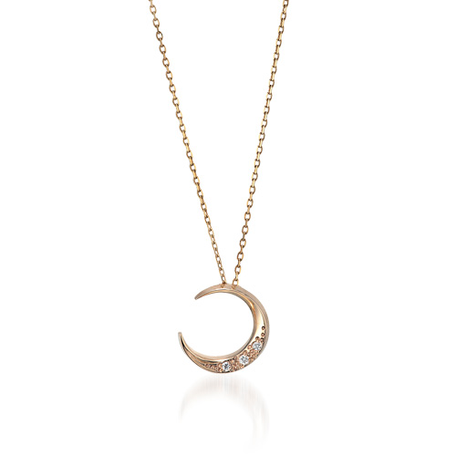 ネックレスDIAMOND MOON NECKLACE(2JN0540)｜スタージュエリー