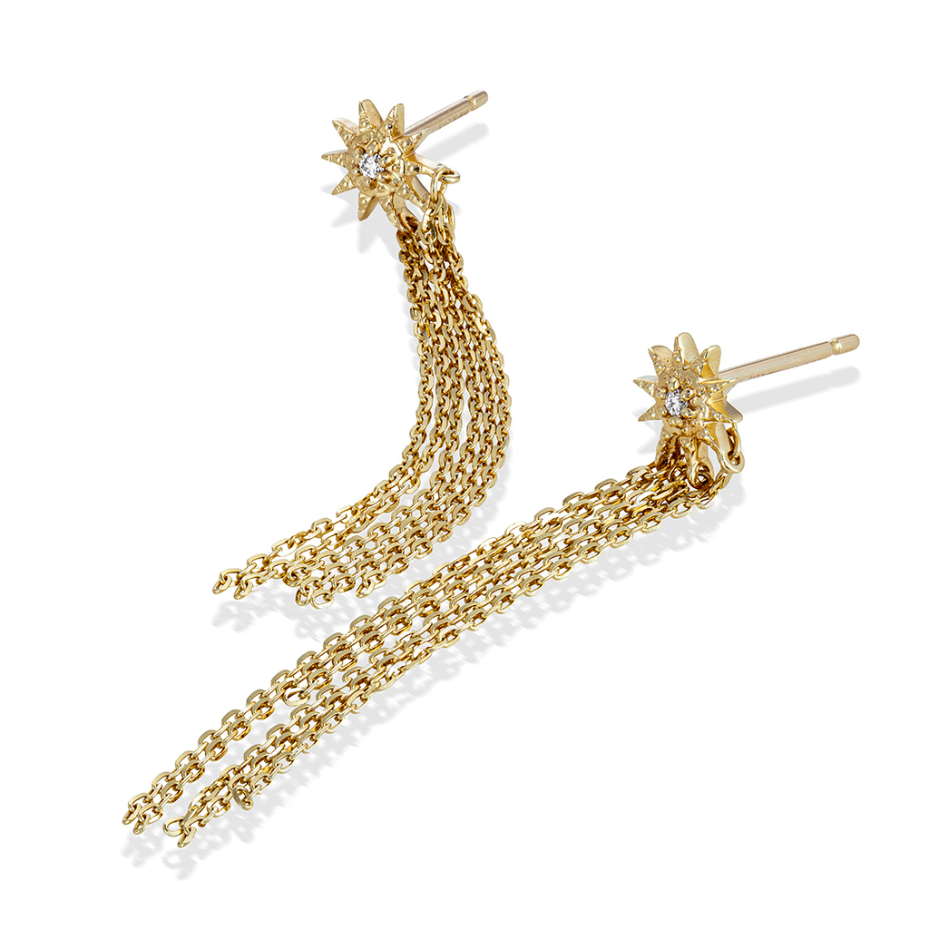 ピアス SUN FRINGE PIERCED EARRINGS(2JP0962)｜スタージュエリー公式