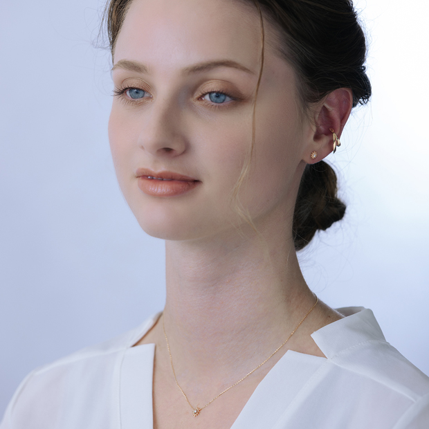 K10 ネックレス SUNBURST〇即日発送 ビズー公式】マルチカラー K10(10金) K18(18金) プラチナ