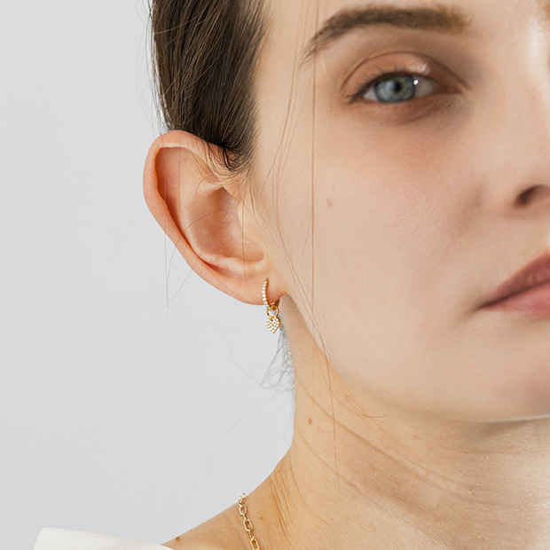 K18 ピアスチャーム, , large