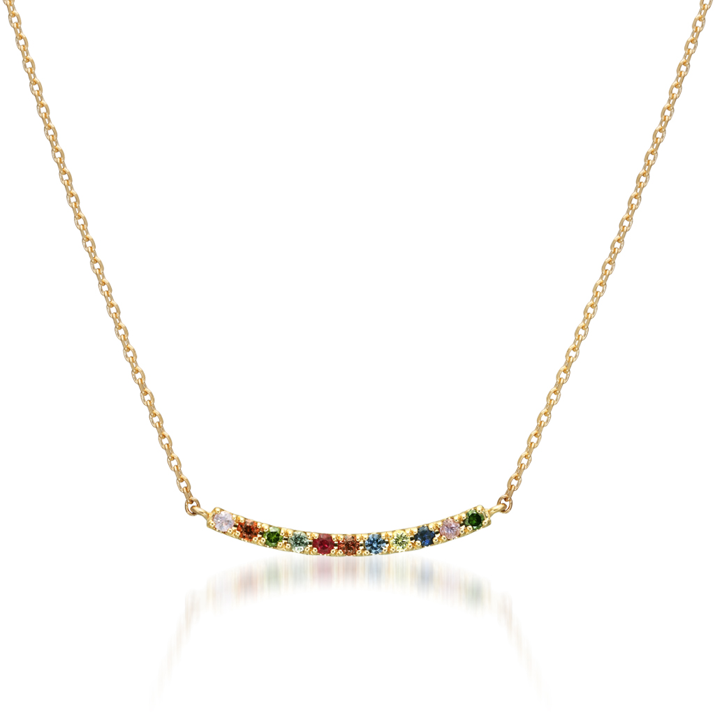 ネックレスMULTI COLOR LINE NECKLACE(2ZN2423)｜スタージュエリー公式 ...