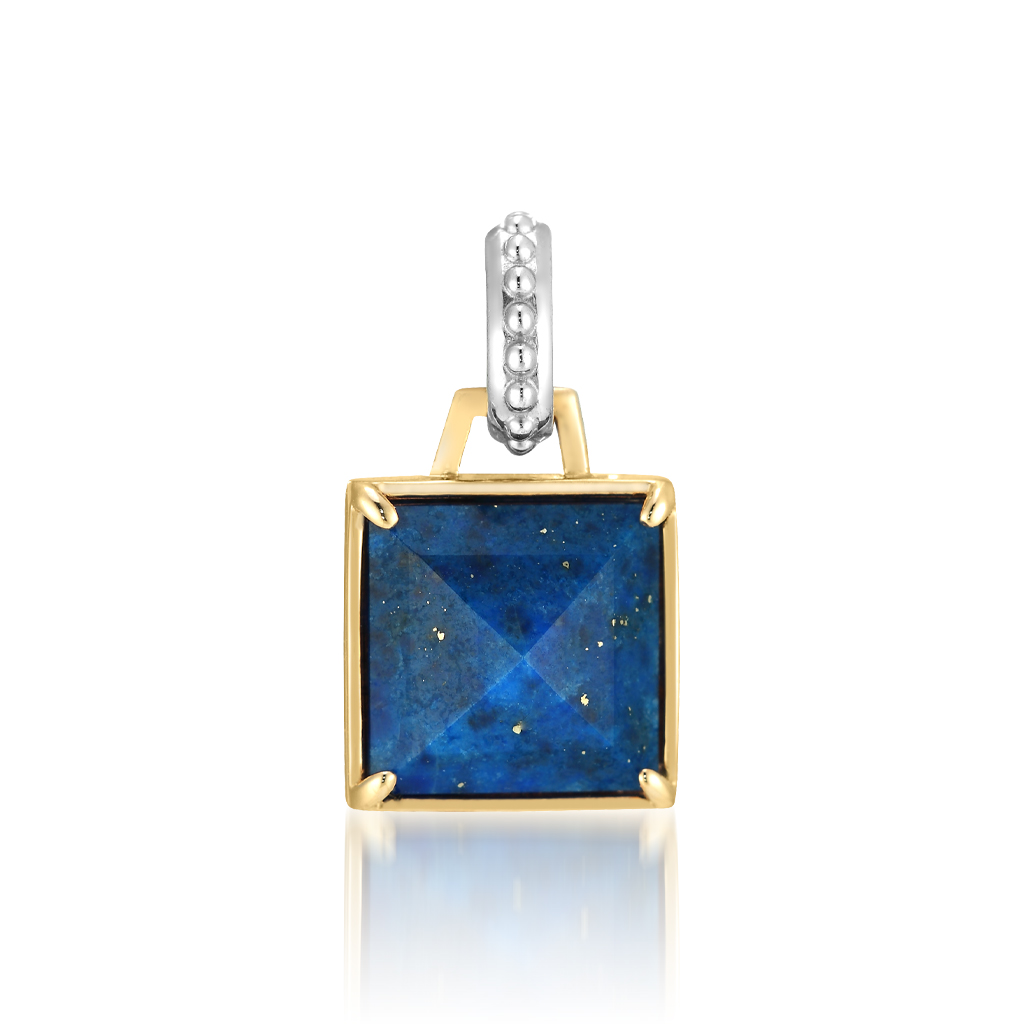 チャームLAPIS LAZULI SQUARE CHARM(2JC7112)STAR JEWELRY GIRL