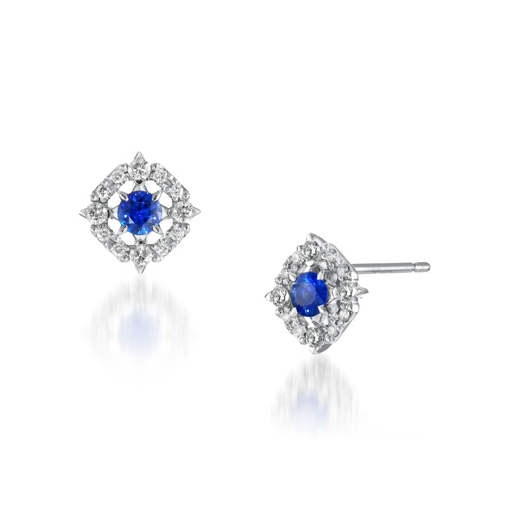 ピアスSAPPHIRE SIRIUS PIERCED EARRINGS(両耳用)(1XP0402)｜スター