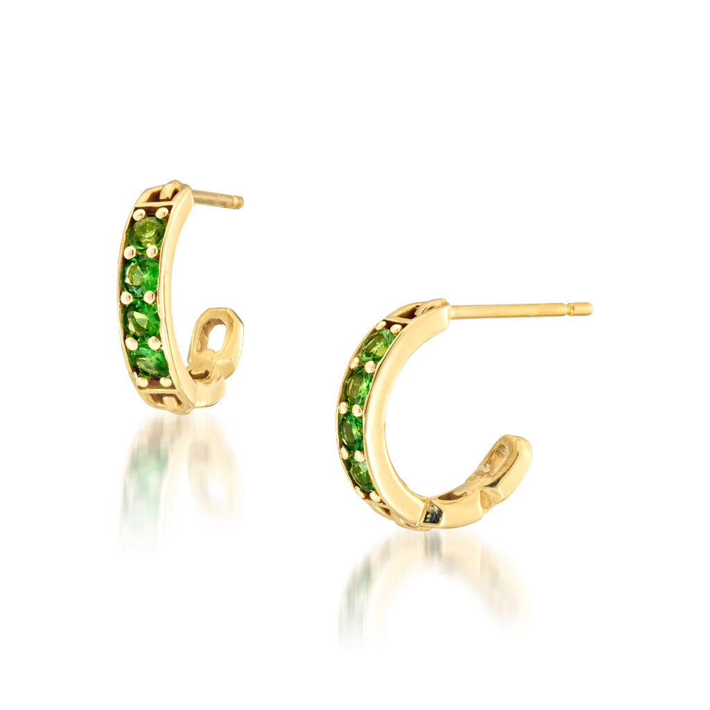 ピアスGREEN GARNET PIERCED EARRINGS(2JP0934)｜スタージュエリー公式