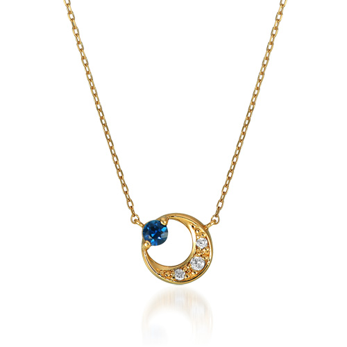 ネックレスSAPPHIRE MOON NECKLACE(2ZN2316)｜スタージュエリー公式