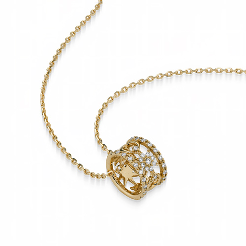 MOON&SUN RING CHARM(1ZC0770)K18 ネックレス｜スタージュエリー公式