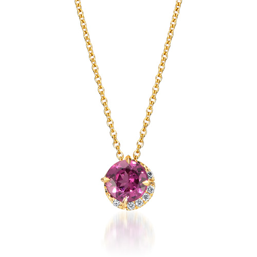 ネックレスPOWER ON THE MOON GRAPE GARNET NECKLACE(2ZN2183)｜スター ...