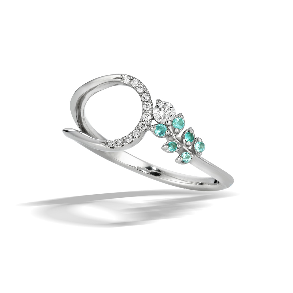 リングPARAIBA TOURMALINE & DIAMOND RING(1XR0572)｜スタージュエリー 
