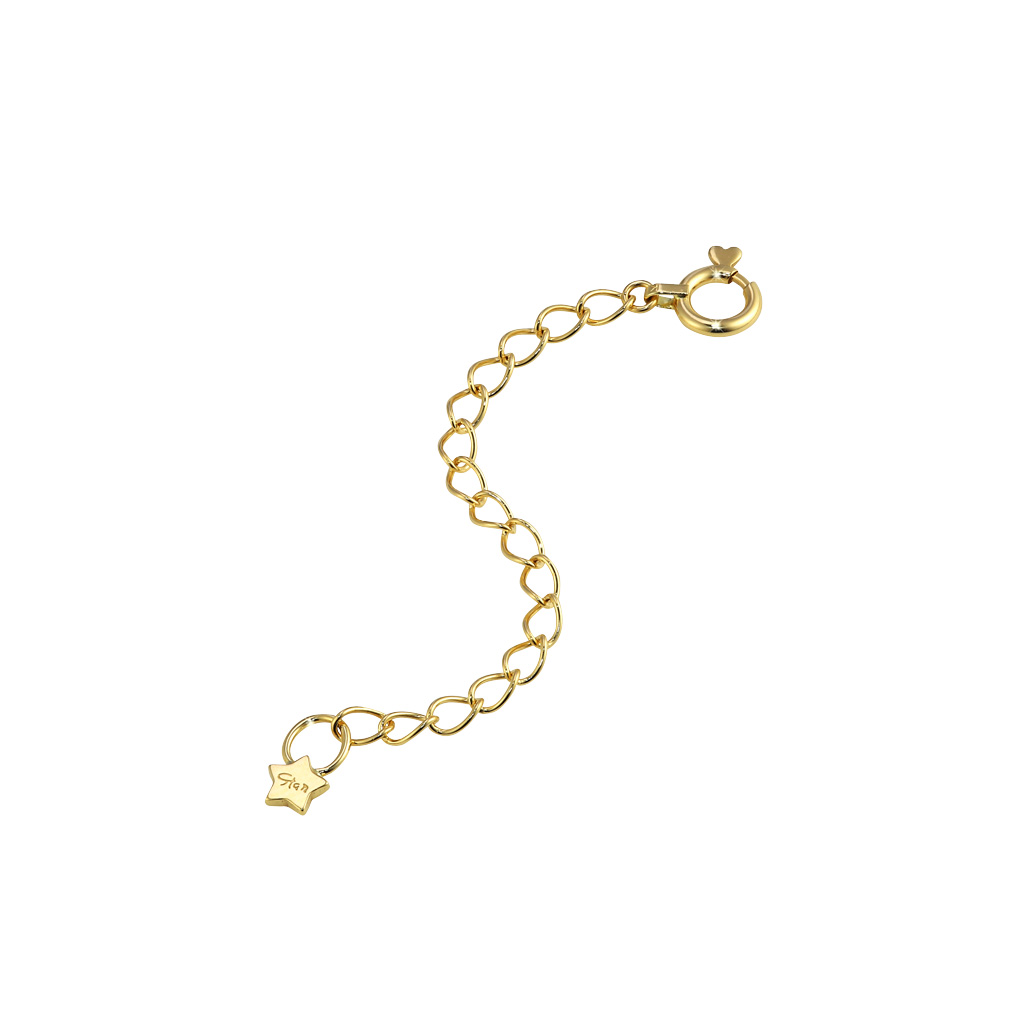 アジャスターチェインK10 GOLD ADJUSTING CHAIN 5cm(2JK0100)｜スター