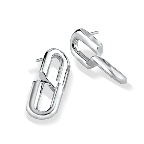 S LINKS PIERCED EARRINGS(2SP0897)SV925 ピアス｜スター