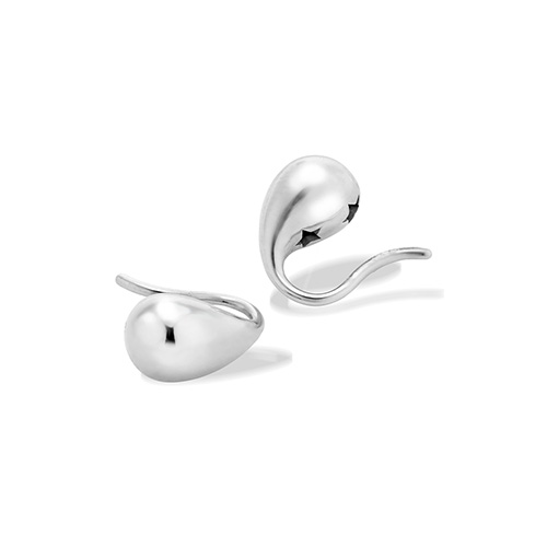 ≪BULBS≫ ドロップデザイン スタッズ ピアス SV925 PUFFY DROP PIERCED EARRINGS(2SP0909)SV925 ピアス｜スター