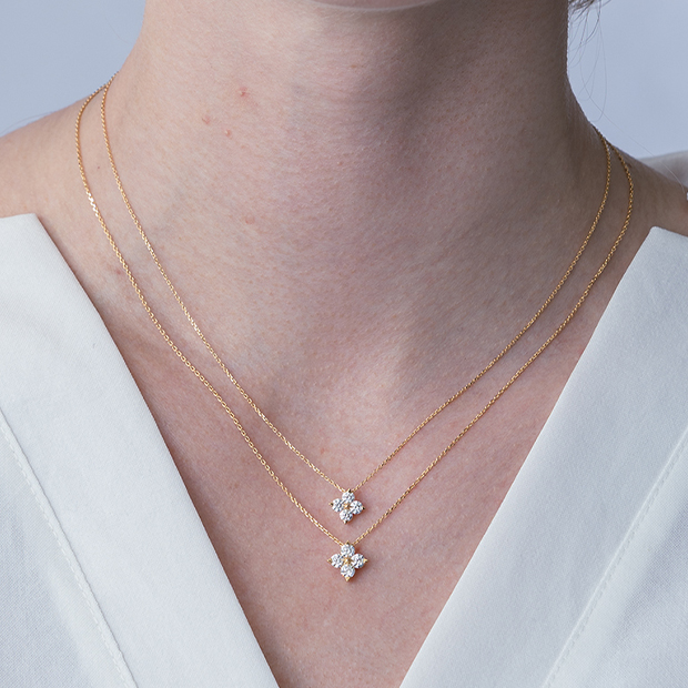 スタージュエリー　K18 YG　ブライトテストスター　ダイヤモンド　ネックレス BRIGHTEST STAR DIAMOND NECKLACE(M)(1ZN1011)K18 ネックレス