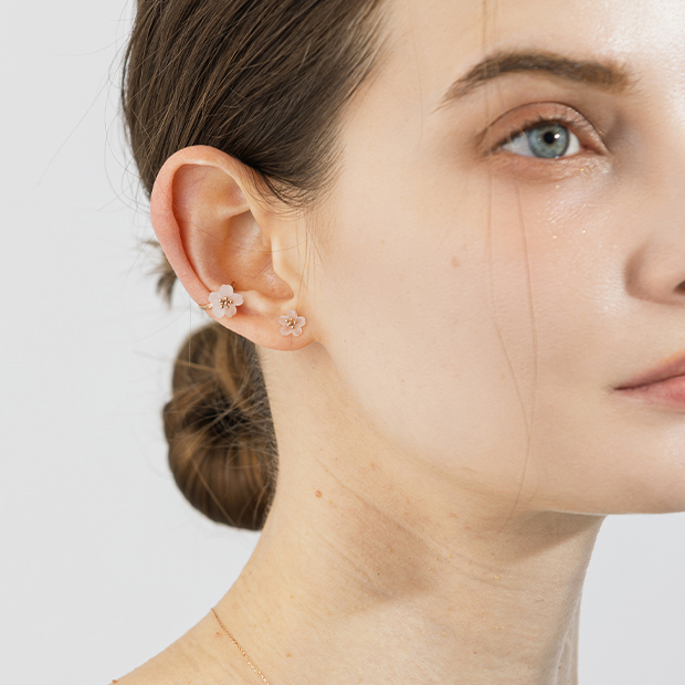 SAKURA2026 PIERCED EARRING (S/片耳用)(2JP1114)K10 ピアス｜スター