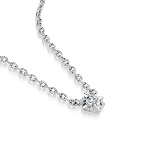 ダイヤモンドさん専用 WHISPER DIAMOND NECKLACE(2SN1684)SV925 ネックレス｜スター