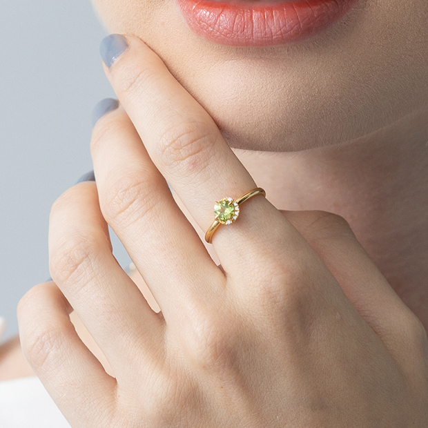 リングPOWER ON THE MOON PERIDOT RING(2ZR1489)｜スタージュエリー ...