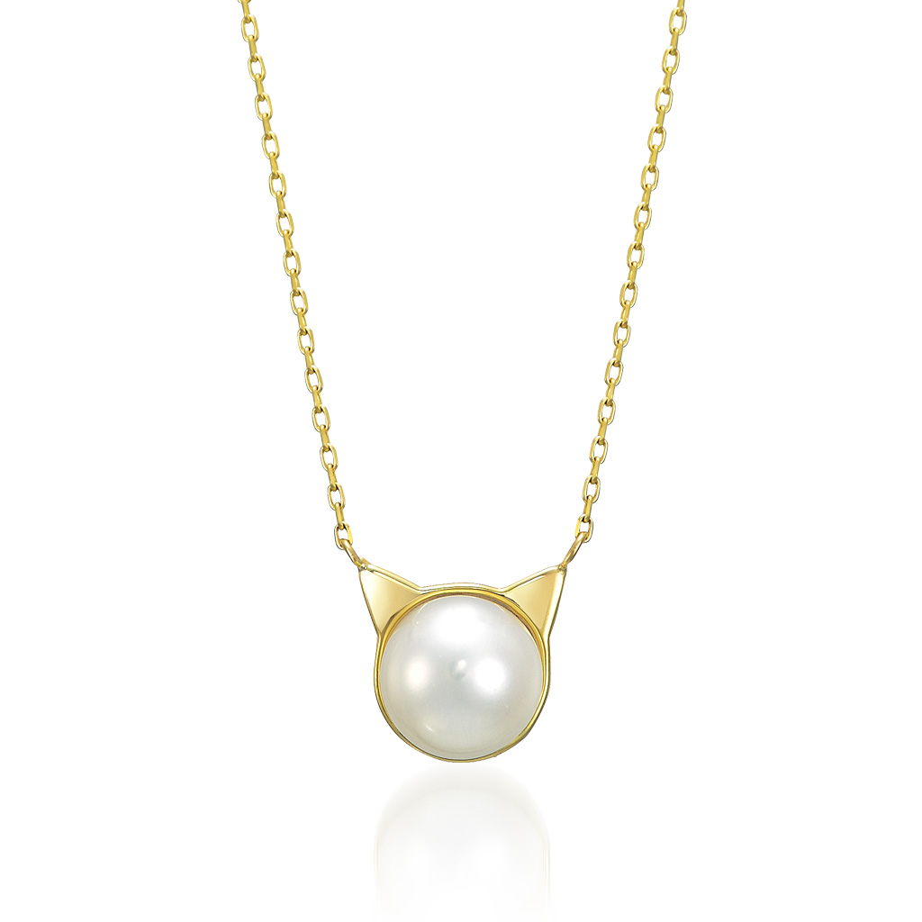 PEARL CAT NECKLACE(2JN7209)STAR JEWELRY GIRL (スタージュエリ