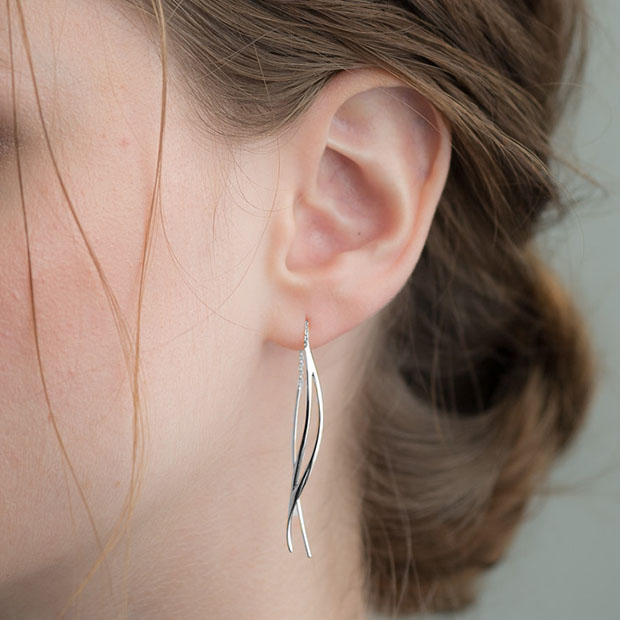 DANGLE PIERCED EARRINGS(2JP0839)K10 ピアス｜スタージュエリー