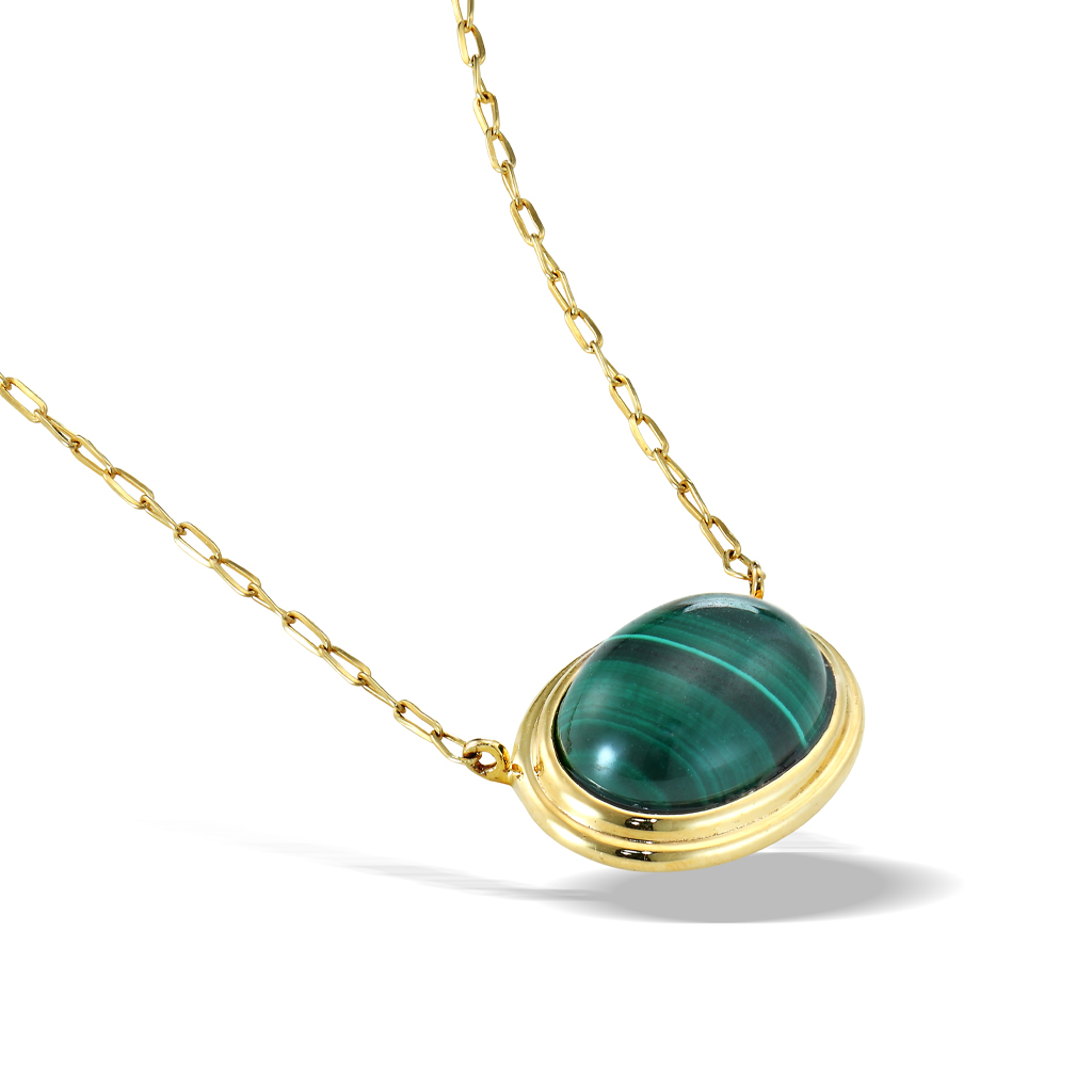 ネックレスMALACHITE NECKLACE(2JN7395)STAR JEWELRY GIRL (スター
