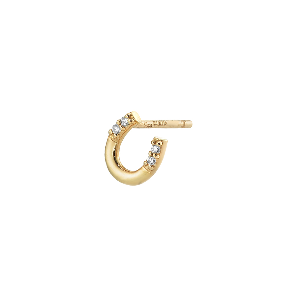 ピアスDIAMOND HORSESHOE PIERCED EARRING(2JP7843)STAR JEWELRY GIRL 