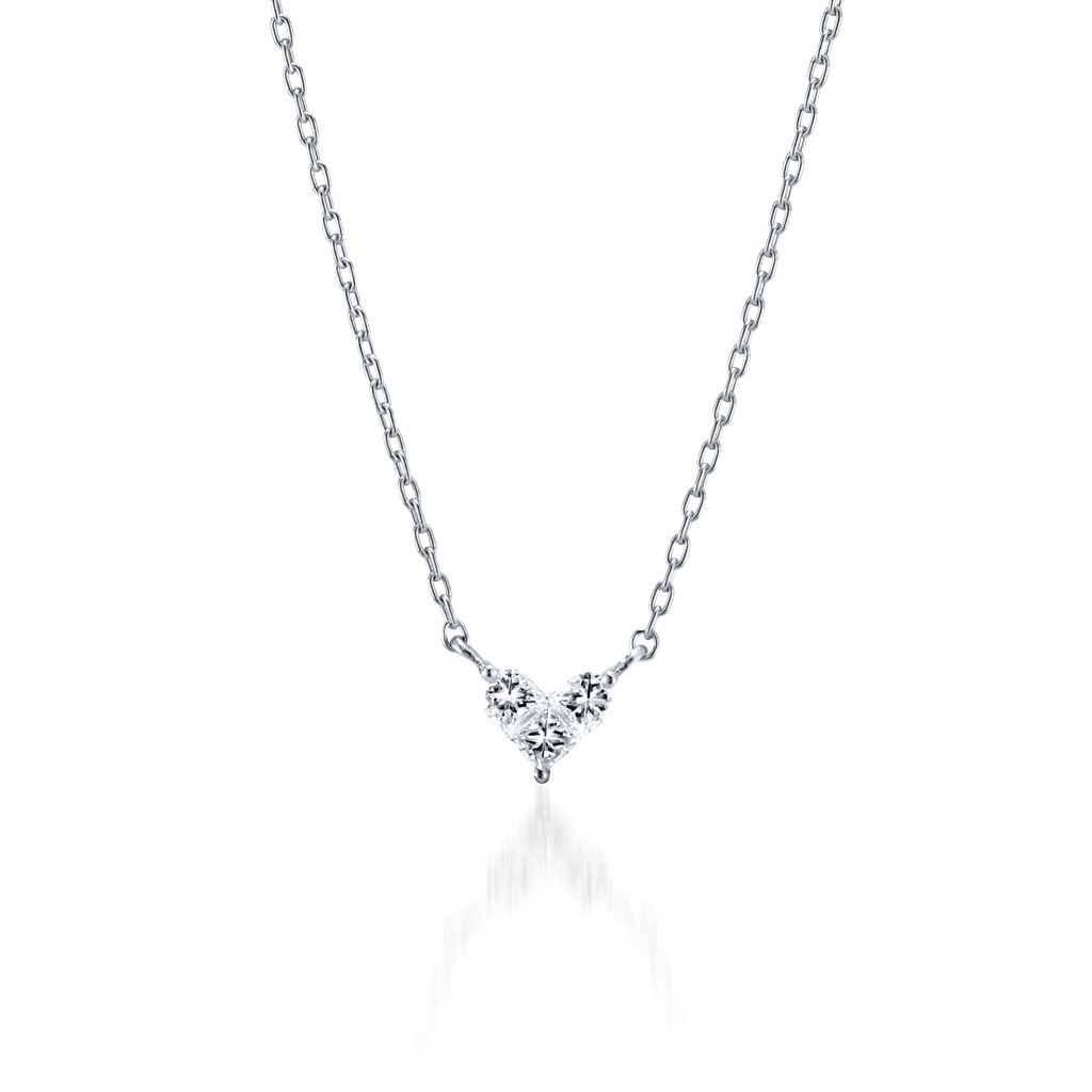 ネックレスMYSTERIOUS HEART DIAMOND NECKLACE 0.08ct(2ZN2074 