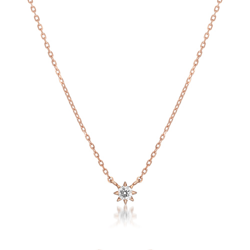 スタージュエリーstarjewelryk10ダイヤモンドハートネックレス