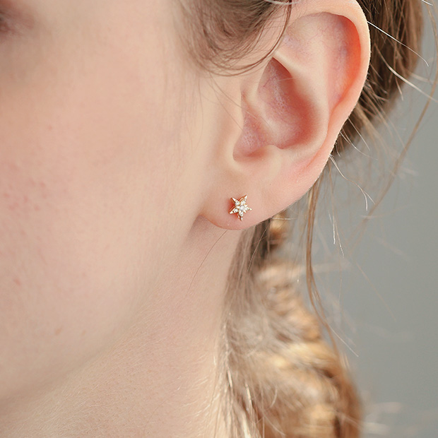 ピアスSTAR OF STARS PIERCED EARRINGS(2ZP1480)｜スタージュエリー ...