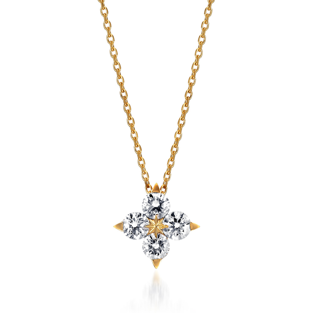 ネックレスBRIGHTEST STAR DIAMOND NECKLACE(L)(1ZN0998)｜スター