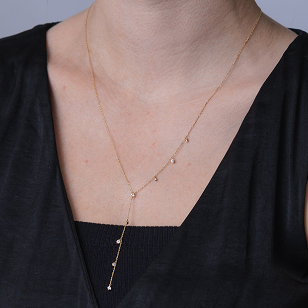K10 ネックレス DEW DROPS スタージュエリー DEW DROPS NECKLACE(2JN1063)K10 ネックレス｜スタージュエリー
