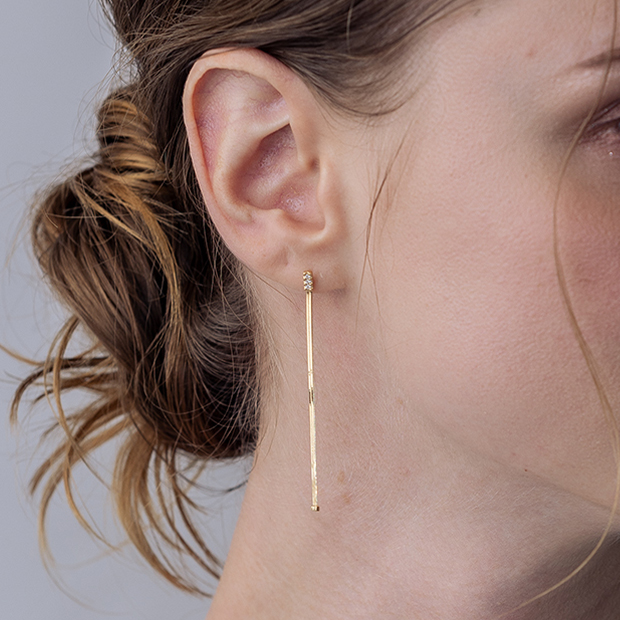 ピアスDIAMOND HERRINGBONE PIERCED EARRINGS(2ZP1639)|スター ピアスDIAMOND HERRINGBONE PIERCED EARRINGS(2ZP1639)|スター