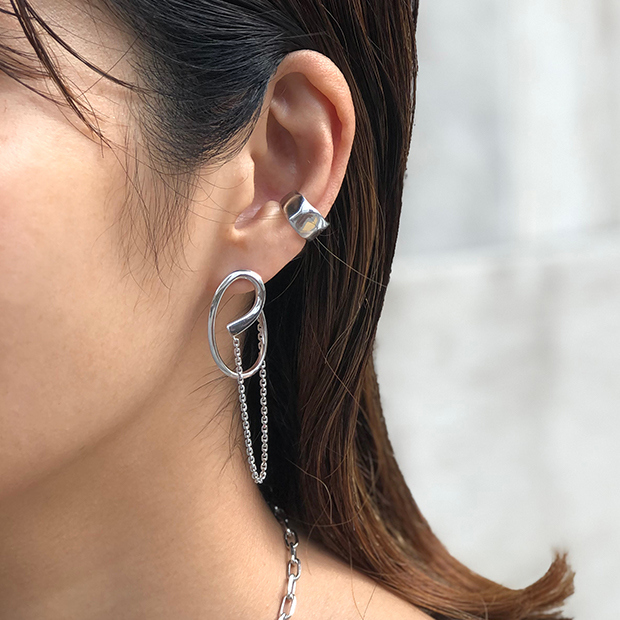ピアス限定商品 MODERN WAVE PIERCED EARRINGS(2SP7082)STAR JEWELRY