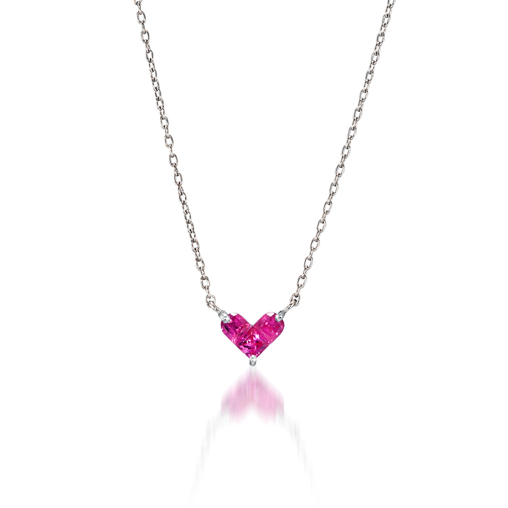 ネックレスMYSTERIOUS HEART RUBY NECKLACE(2XN0449)｜スター