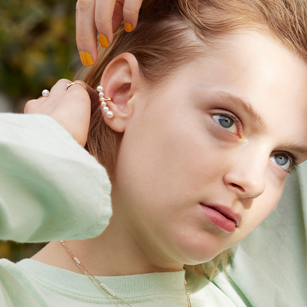 イヤーカフSNUGGLE UP EAR CUFF(2SE7038)STAR JEWELRY GIRL (スター