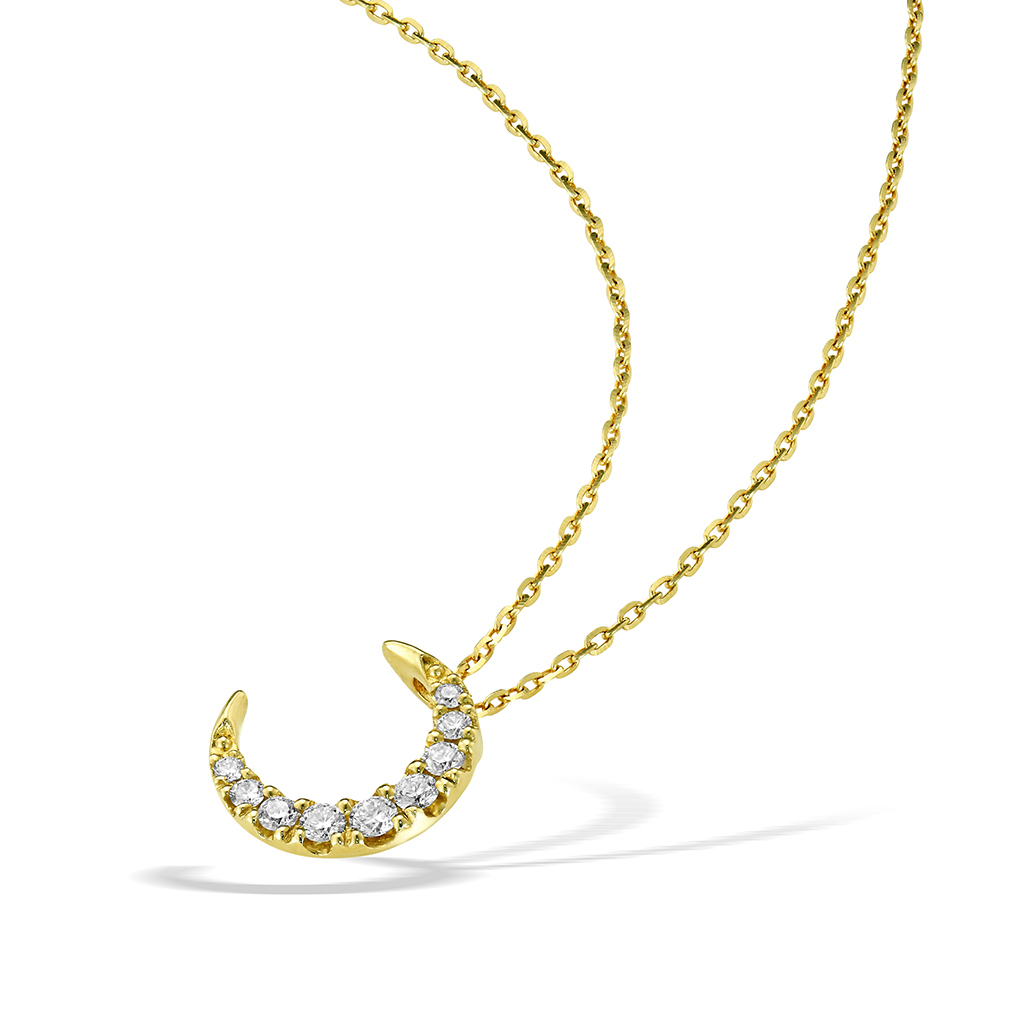 ネックレスDIAMOND MOON NECKLACE(2ZN2425)｜スタージュエリー公式 ...