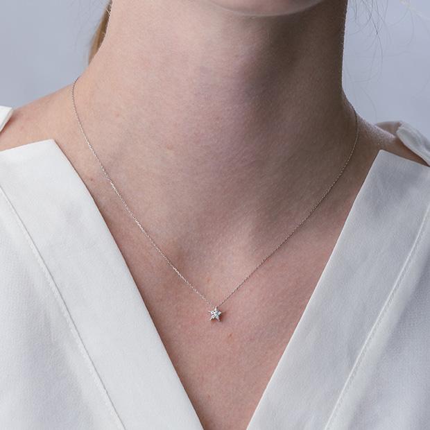 STAR OF STARS NECKLACE(S)(2XN0480)Pt950 ネックレス｜スター
