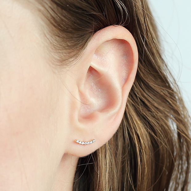 ピアスDIAMOND LINE PIERCED EARRING(2ZP1589)｜スタージュエリー公式 ...