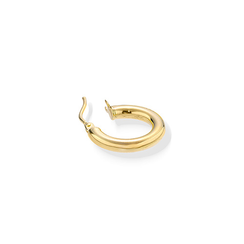 HOOP PIERCED EARRING (1.35cm/片耳用)(2JP1119)K10 ピアス｜スター