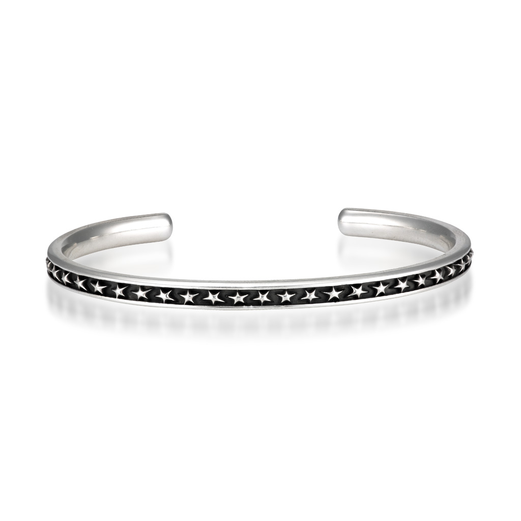 ブレスレットOXIDIZED SILVER STAR BANGLE(S)(2SU0904)｜スター ...