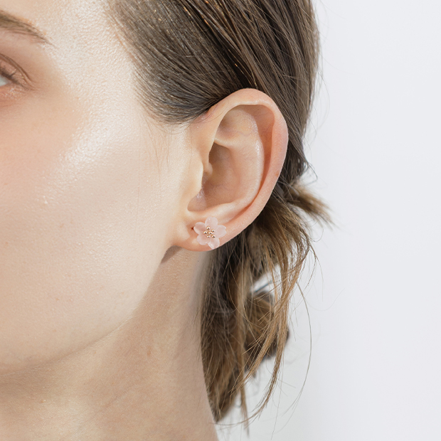 SAKURA2026 PIERCED EARRING (M/片耳用)(2JP1115)K10 ピアス｜スター