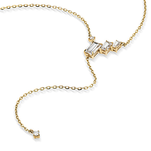 GLIMMER CLUSTER NECKLACE(2JN1179)K10 ネックレス｜スタージュエリー