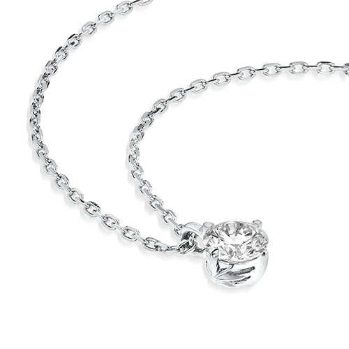 STAR JEWELRY クロッシングスターセッティングネックレス CROSSINGSTAR SETTING NECKLACE(1XN0834)Pt950 ネックレス｜スター