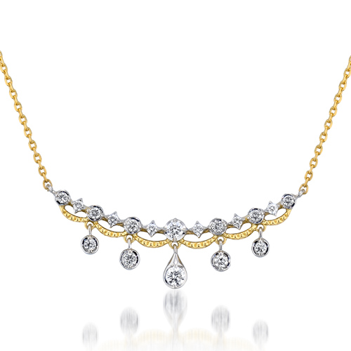 K18/Pt950 ネックレス, , medium