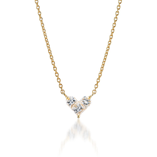 ネックレスMYSTERIOUS HEART DIAMOND NECKLACE 0.25ct(1ZN1108