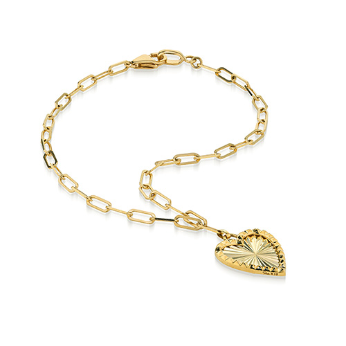 STAR JEWELRY ゴールドブレスレット　18k 箱付き HERRINGBONE BRACELET(2GU0840)K18 ブレスレット｜スター