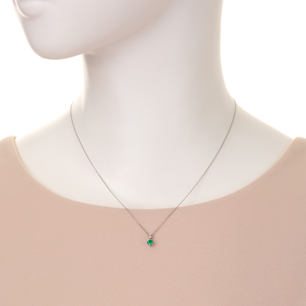 スタージュエリー　EMERALD CROSSING STAR NECKLACE