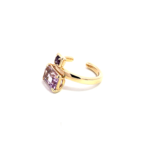 LILAC LINKS EAR CUFF(片耳用)(2JE0169)K10 イヤーカフ｜スター