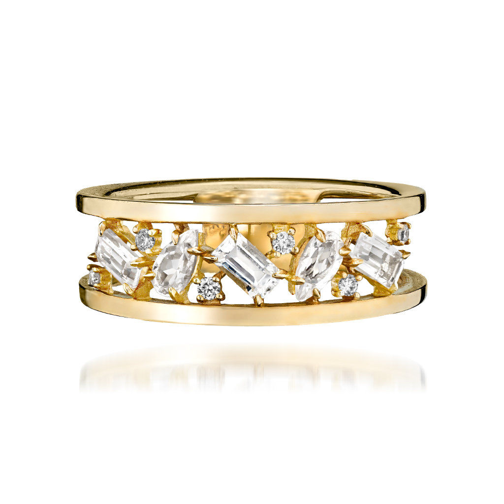 K10 リング GLIMMER CLUSTER