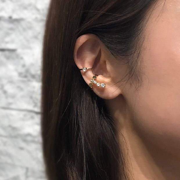 アウター』 スタージュエリー K18 イヤーカフ DIAMOND EAR CUFF(S